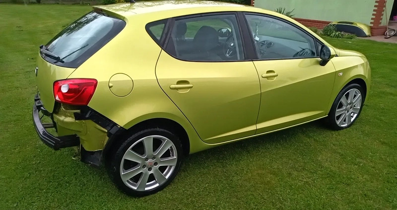 Seat Ibiza cena 9500 przebieg: 152000, rok produkcji 2008 z Lubsko małe 56